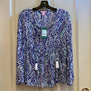NWT Lilly Pulitzer Kahli Top - Move It Or Lose It